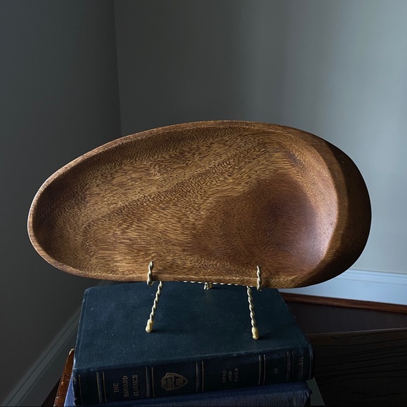 SOLD - Mid Century Monkey Pod Wooden Fruit - Picture 13 of 14